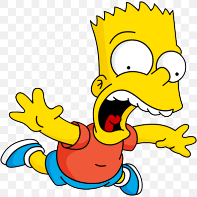 Bart Simpson Falling