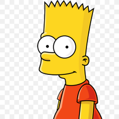 Bart Simpson Looking
