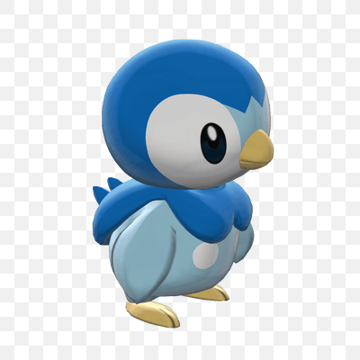 Piplup Sideview Pokemon